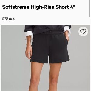 Lululemon Softstreme Shorts
